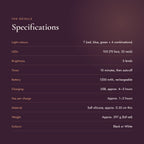 Lumhour LED mask specifications