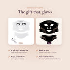 Lumhour LED mask in black and white, the gift that glows